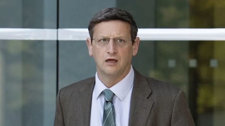 Tim Robinson in The Chair Company looking confused