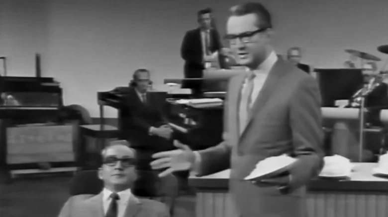 Steve Allen doing a pie bit on Tonight Starring Steve Allen