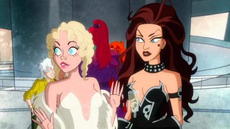 Sugar and Spice standing together in Harley Quinn