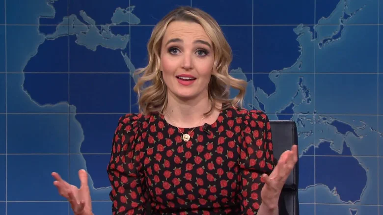 Chloe Fineman on Weekend Update on Saturday Night Live