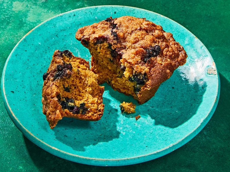 Blueberry Spelt Muffins