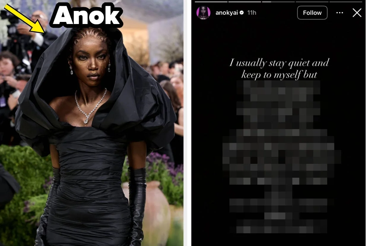 Anok Yai Addresses Rumors Surrounding a Bathroom Incident at the Met Gala