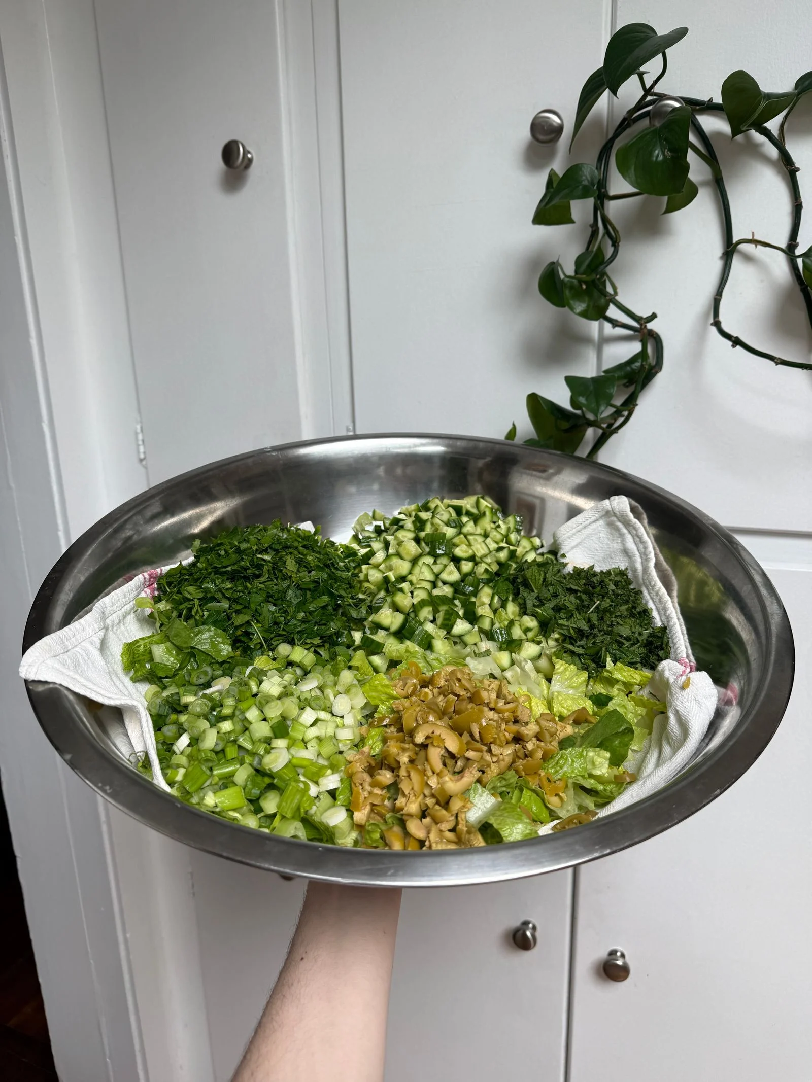 Chopped Cucumber and Feta Salad