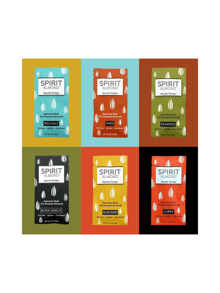 Spirit Almonds Trial Sampler 6-pack 