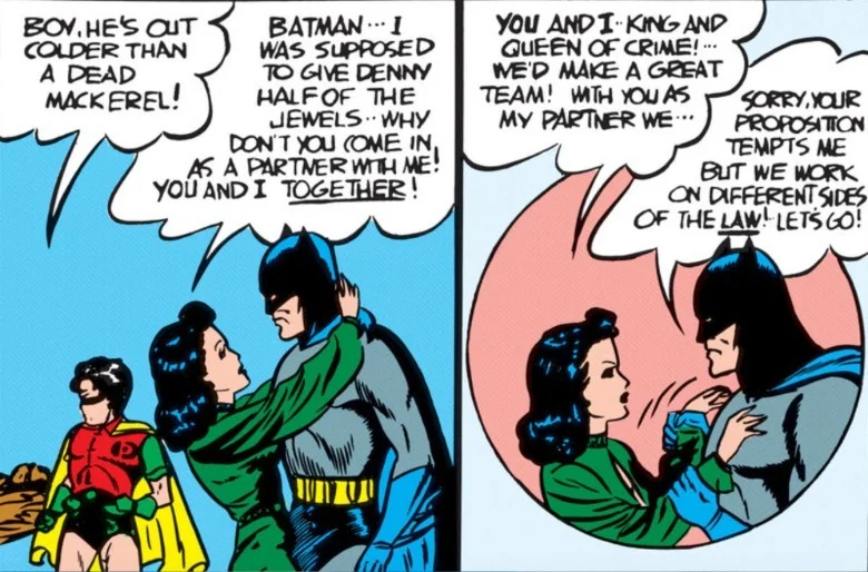 Batman #1 - Catwoman tries seducing Batman