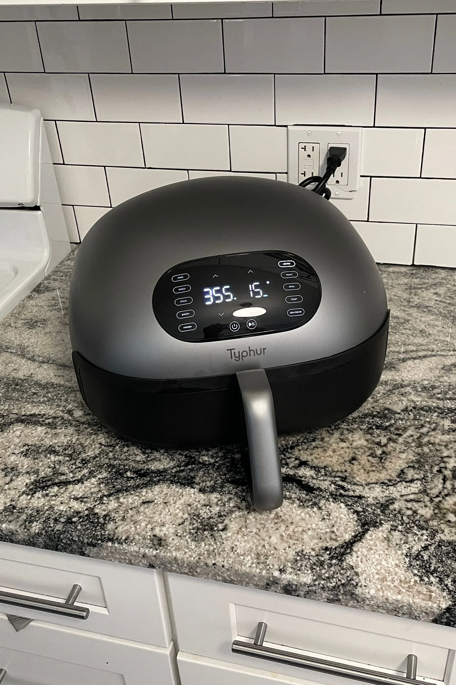 Typhur dome air fryer on counter