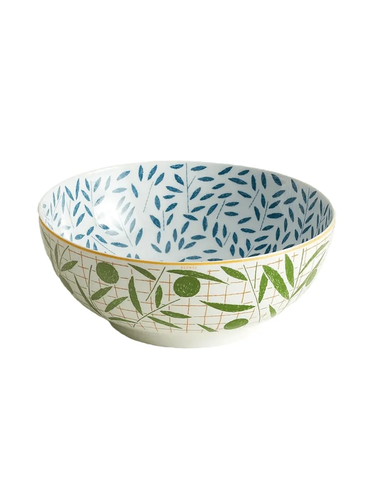 Hermès À Walk in the Garden Salad Bowl