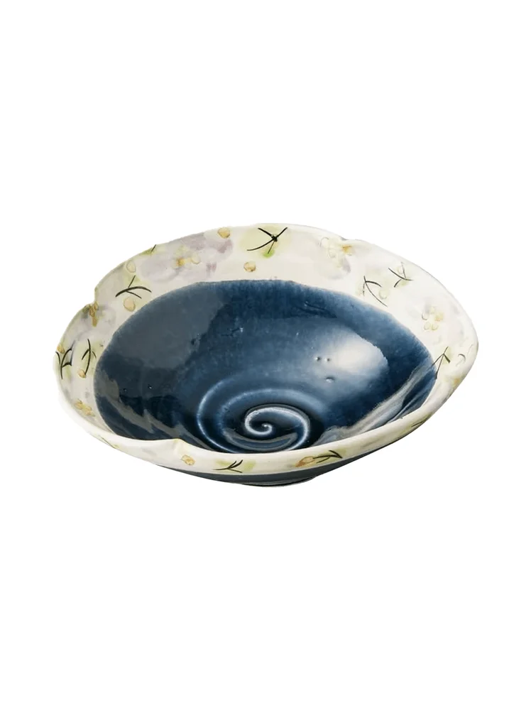 NISHIKAWA Floral Rim Bowl