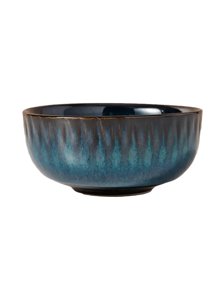 Ten Thousand Villages Cahn Drip Glaze Bowl