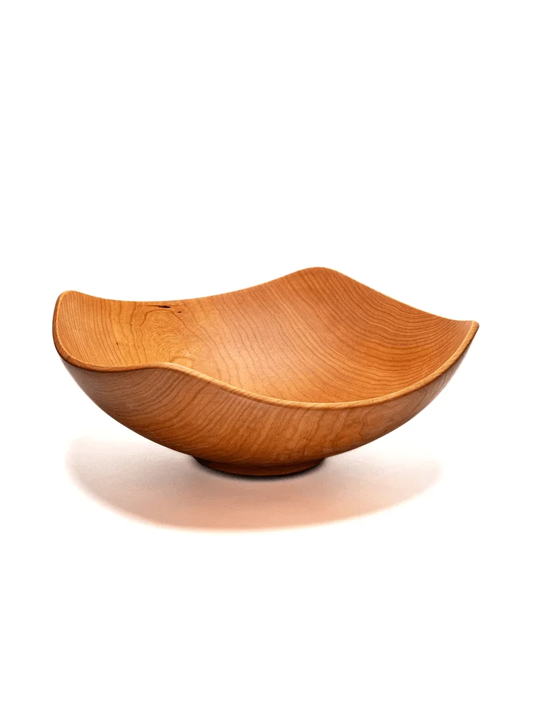 Andrew Pearce Large Echo (square) Wooden Bowl