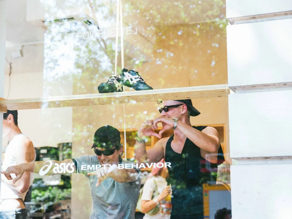Asics x Empty Behavior event at the Broken Arm in Paris