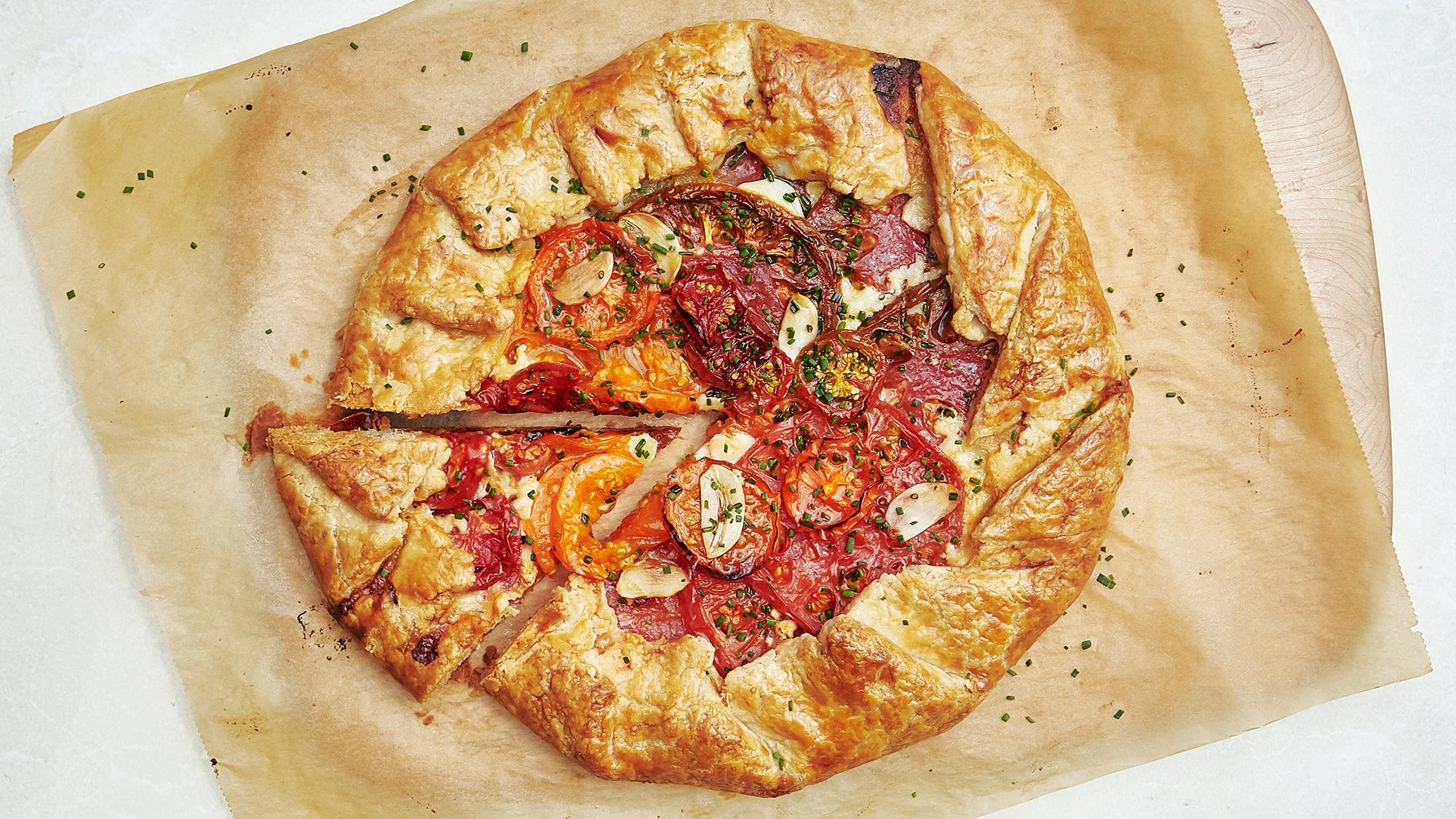 Flaky Butter Crust Tomato Galette