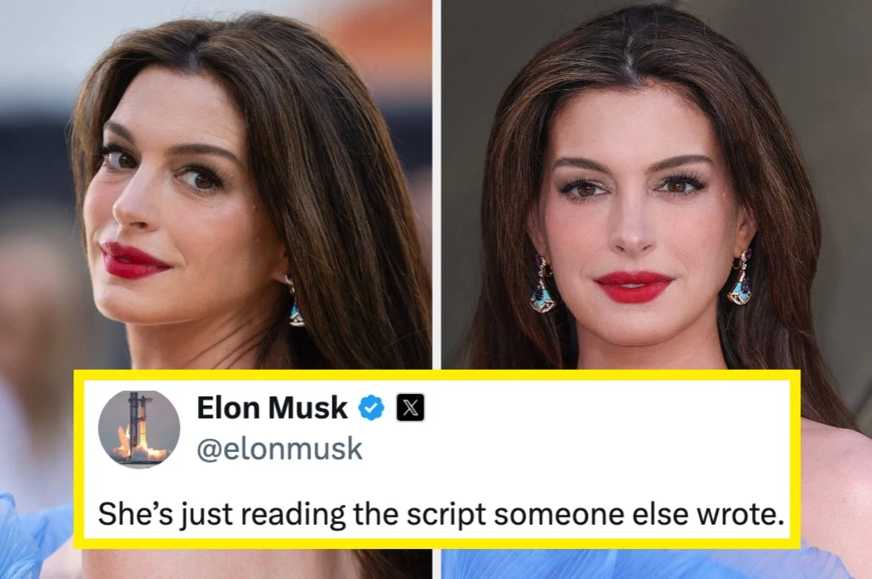 This Resurfaced Anne Hathaway Video Is Making MAGA And Elon Musk Melt Down In A Temper Tantrum, And Oh, My God, It's Bad