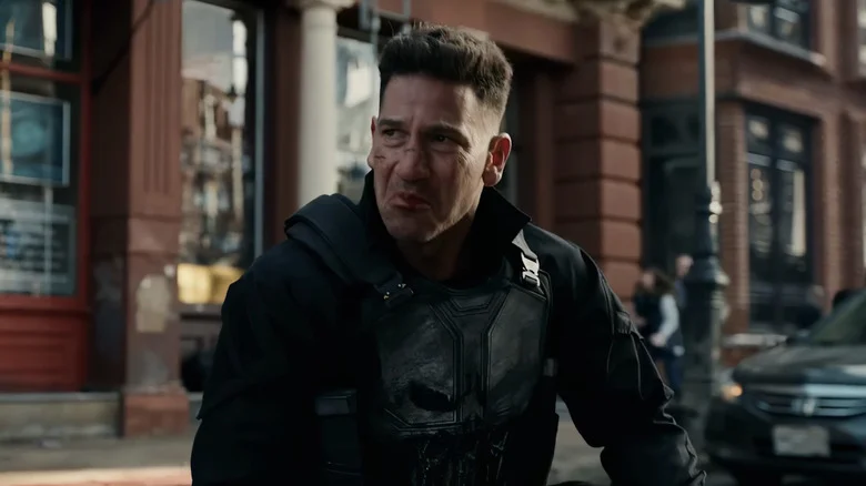 The Punisher looking annoyed in Spider-Man: Brand New Day