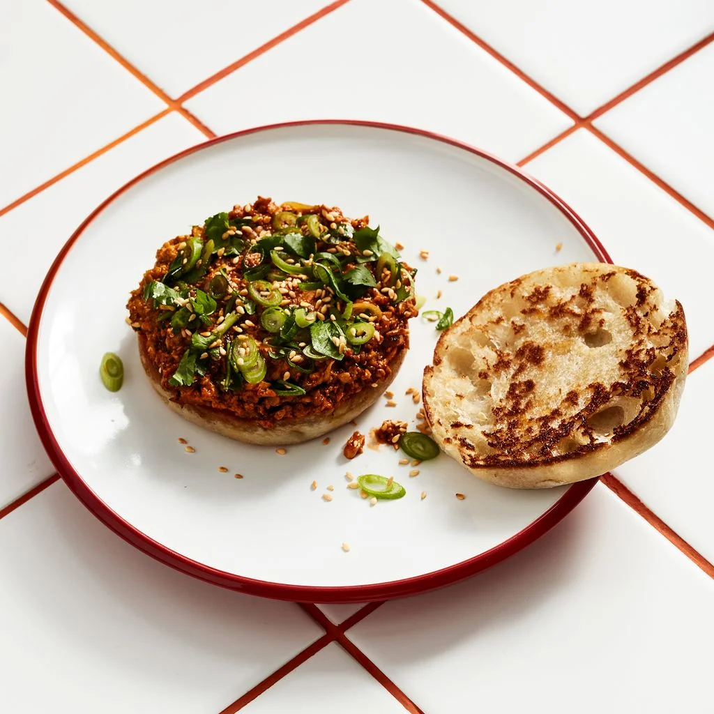 Mushroom Sloppy Joe recipe from Justin Lee