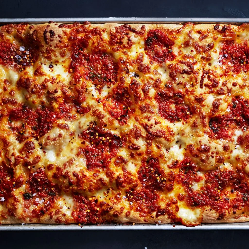 Image may contain Food Lasagna Pasta and Pizza