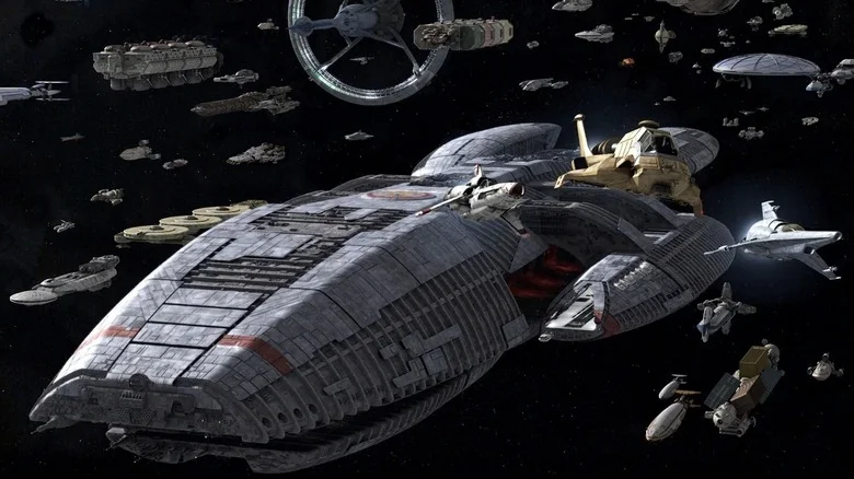Battlestar Galactica - Galactica and her fleet