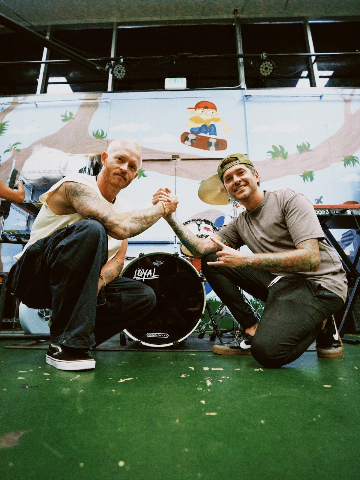 At the recent Vans Warped Tour Long Beach, held July 25 and 26, more than 50 students from a local School of Rock chapter were able to head to Warped, perform on a festival stage together, and hear real stories and advice from artists including Alkaline Trio’s Tosh Peterson and Sleeping with Sirens’ Matty Best, thanks to Gross Labs Foundation. (Credit: Loyal to the Craft)