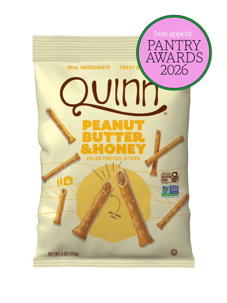 Quinn Gluten Free Peanut Butter & Honey Filled Pretzel Sticks
