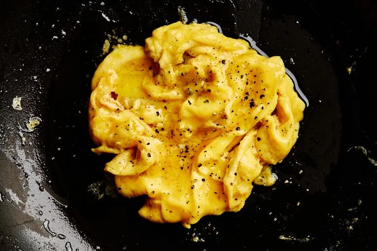 eggs in a pan