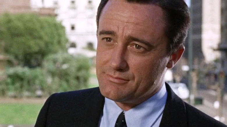 Robert Vaughn plays it cool as Walter Chalmers in Bullitt