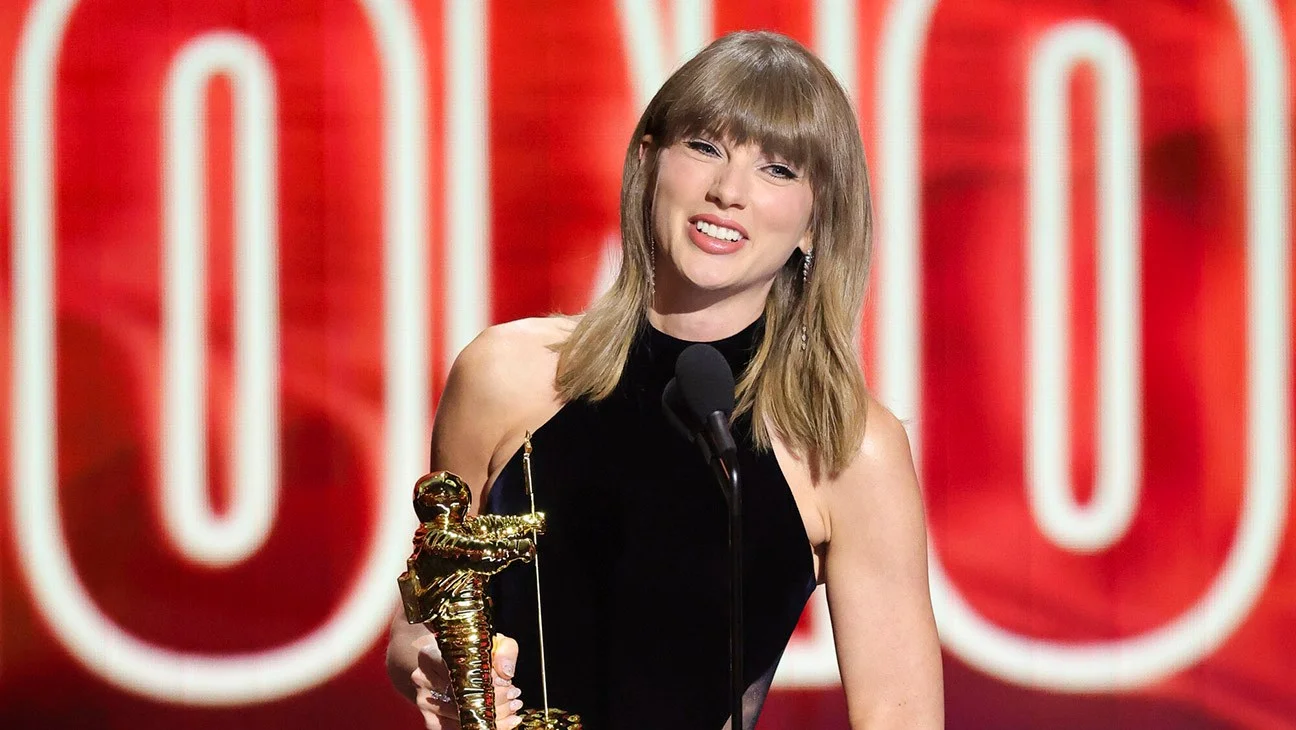 Taylor Swift at The 2026 MTV Video Music Awards (VMAs), broadcasting live from the Peacock Theater on Sunday, September 27, 2026