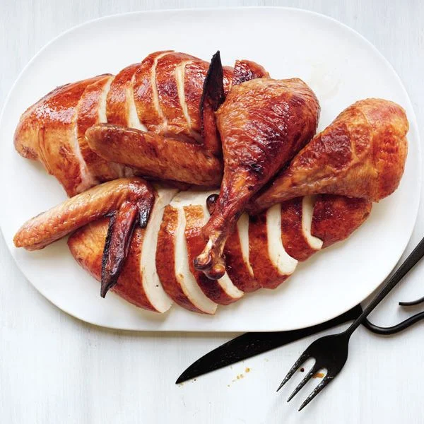 Image may contain Food Meal Dish Cutlery Fork and Croissant