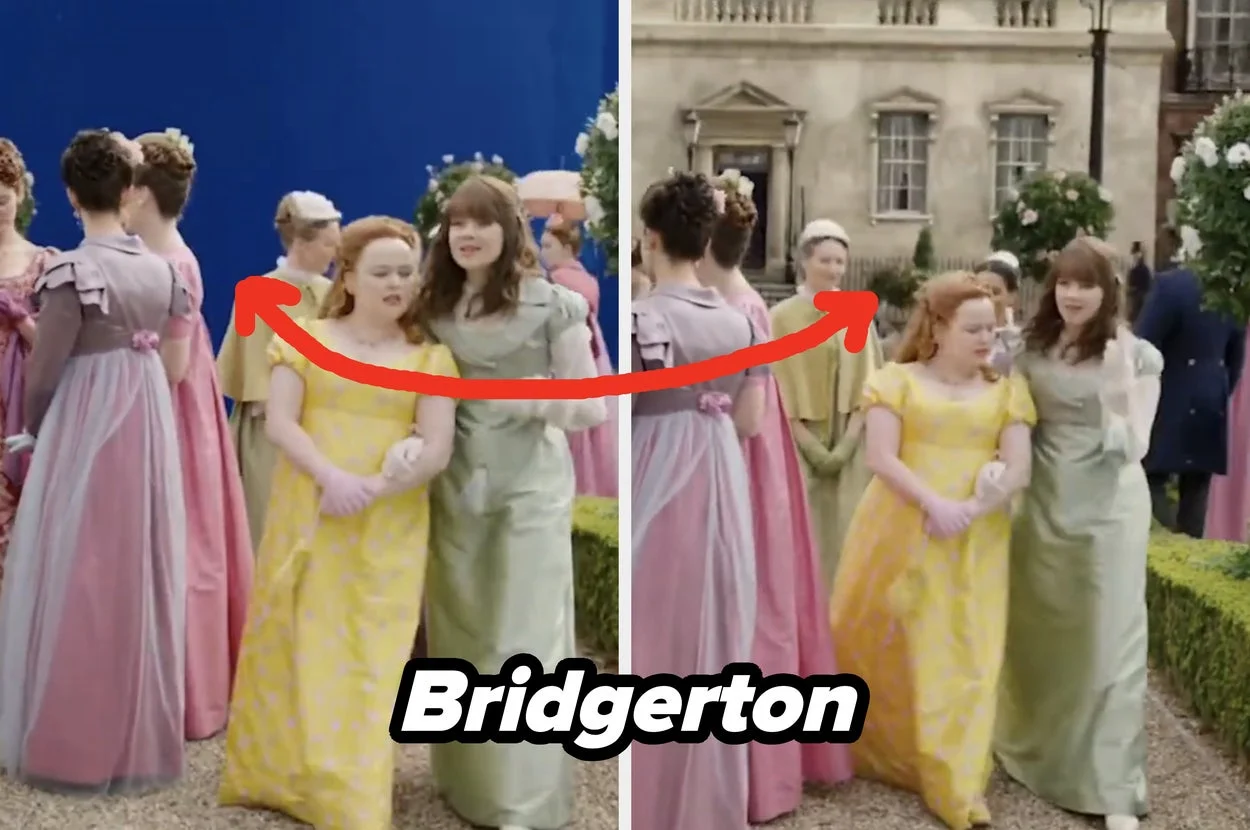 24 Shocking Before-And-After Photos Of TV And Movie Scenes That Were Filmed On A Green Screen