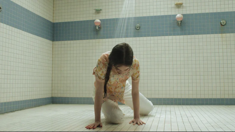 Carrie, upset in the shower in Carrie (2026)